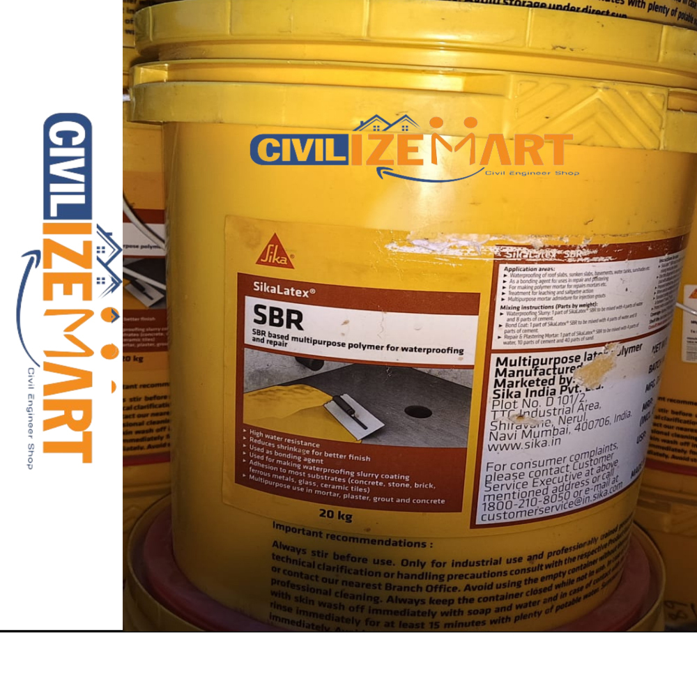 SIKA Latex 20 Kg SBR based Polymer for Repair & Waterproofing