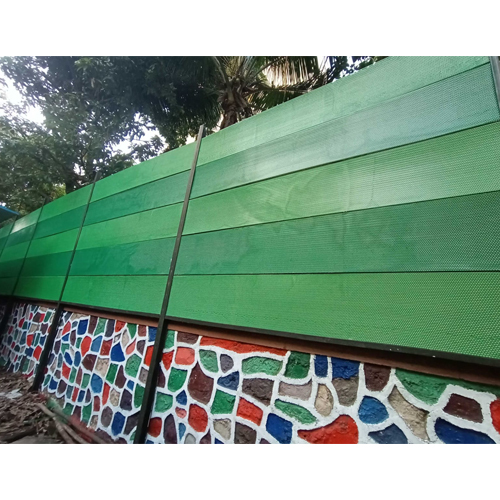 Sound Barrier Walls - Color: Green