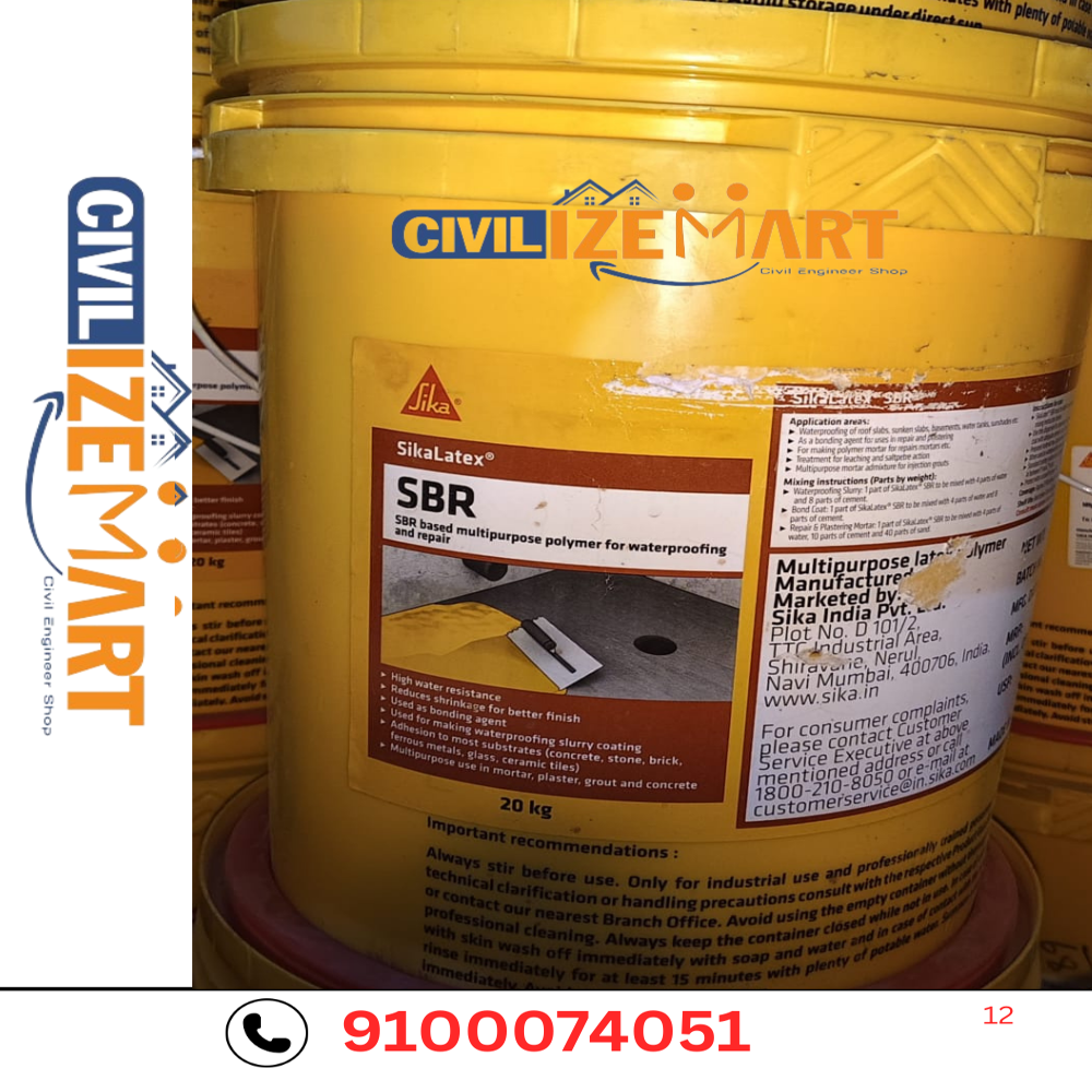  SIKA - Site Batch Mortars - SikaLatex SBR - Multipurpose Polymer for Waterproofing
