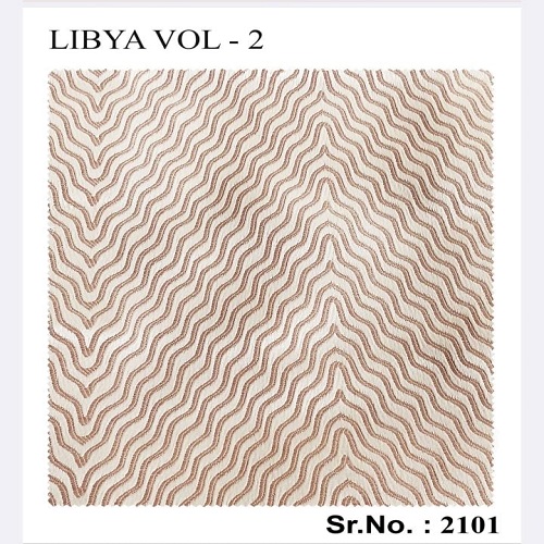 Libya 2 Curtain Fabric - Application: Home Caf  Office Hotel