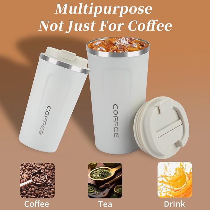Vacuum Insulated Coffee Cup Double Walled Travel Mug (SS-301)