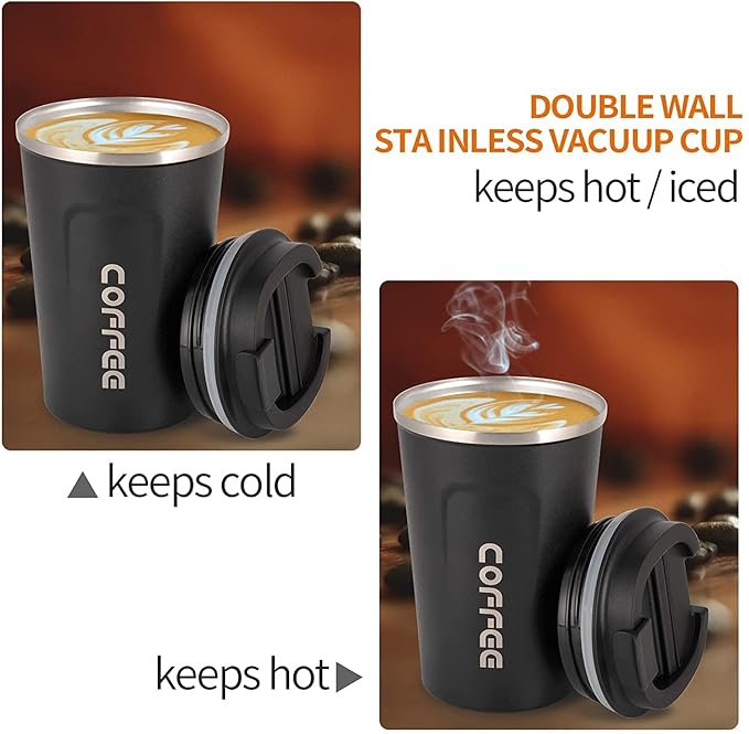 Vacuum Insulated Coffee Cup Double Walled Travel Mug (SS-301)