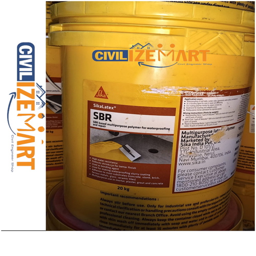 SikaLatex SBR - SBR Based Bonding, Repair and Waterproofing Polymer