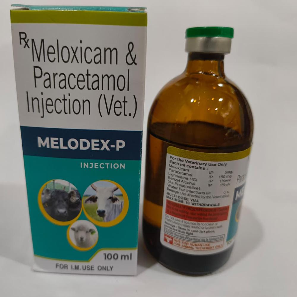 100Ml Meloxicam Paracetamol Injection