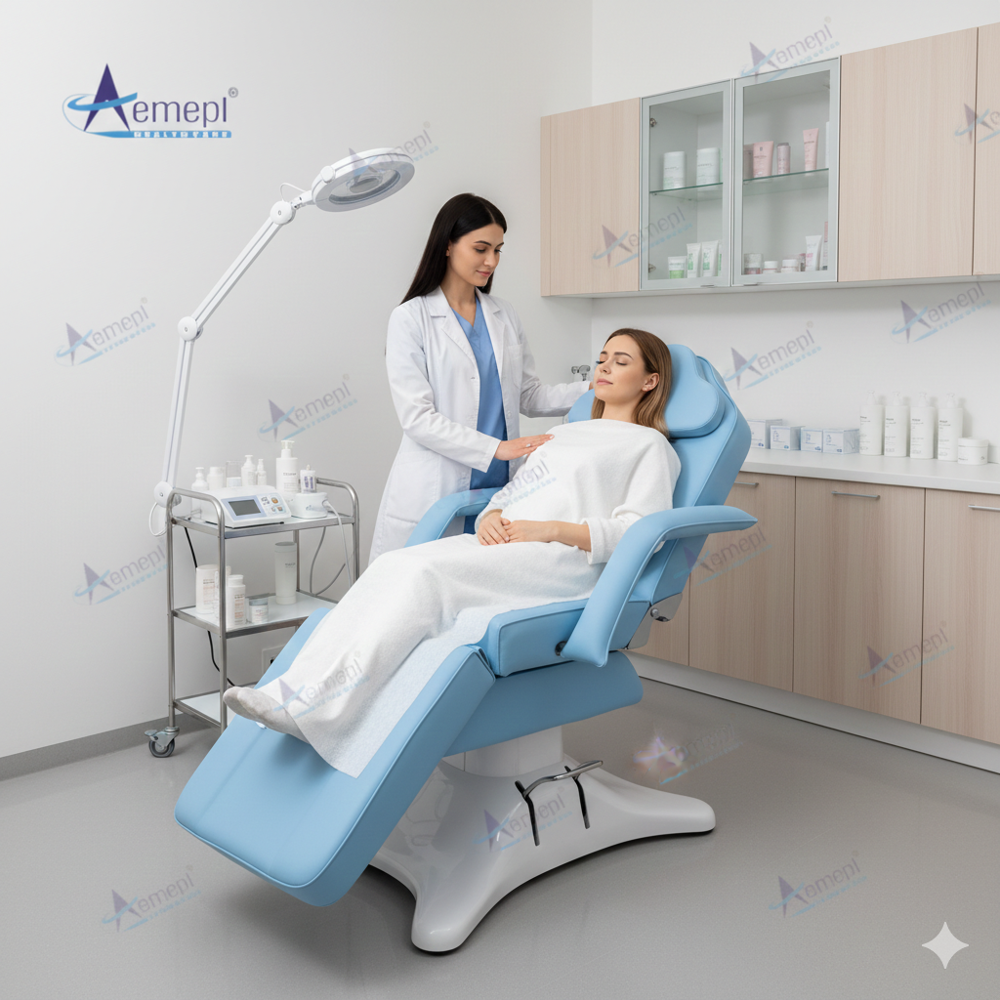 Hydraulic derma chair