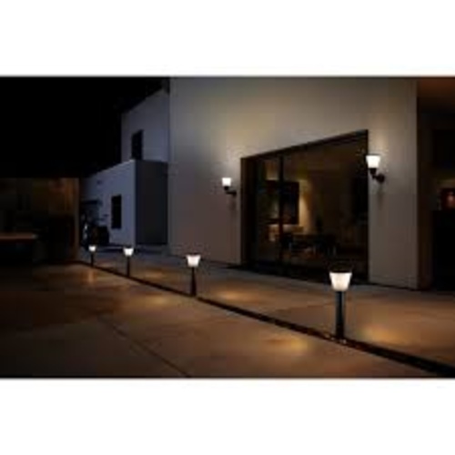 58174 PHILIPS GlideWallLantern Black E27