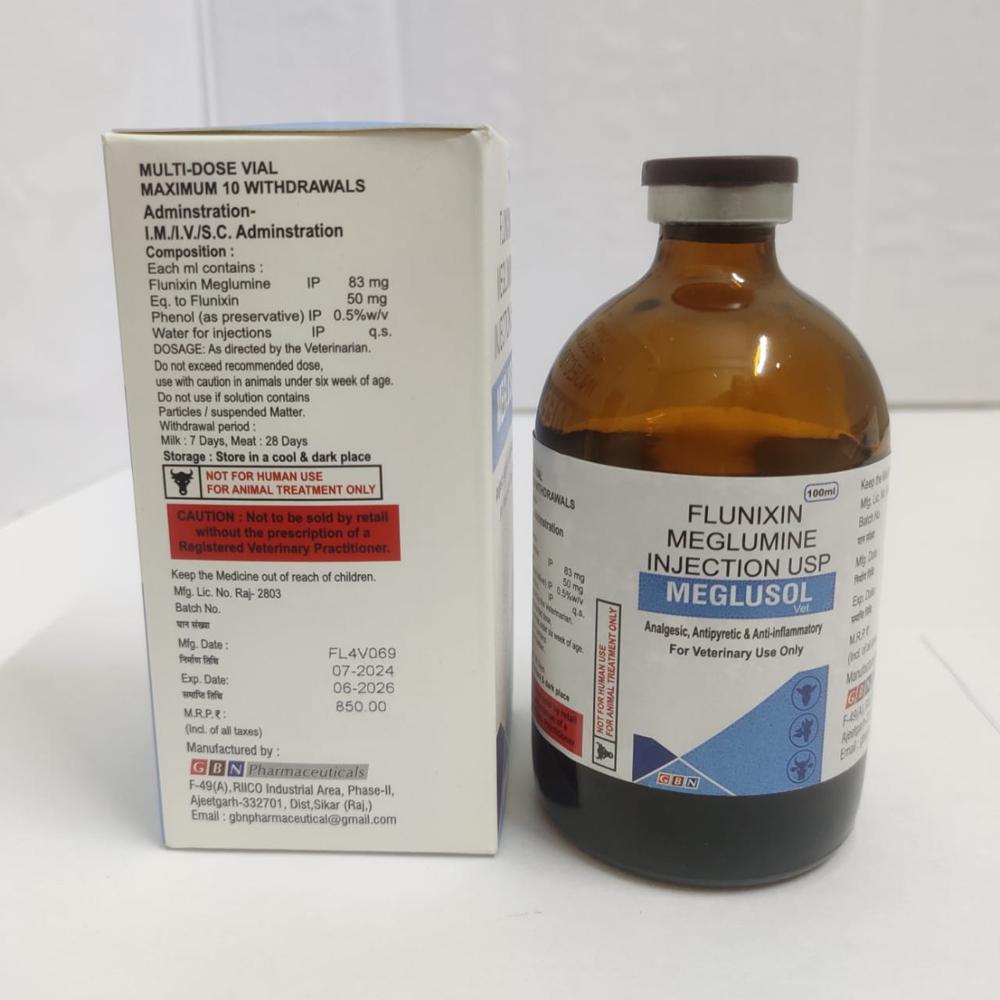 100ml Flunixin Meglumine Veterinary Injection