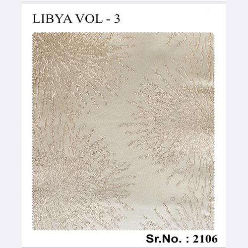 libya 3 Curtain fabric