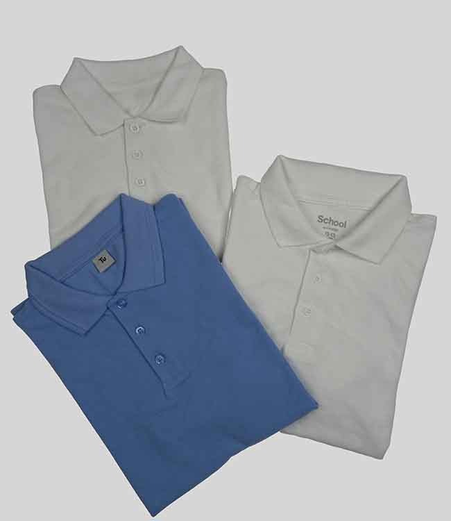 B16459 Boys School Polos Assorted