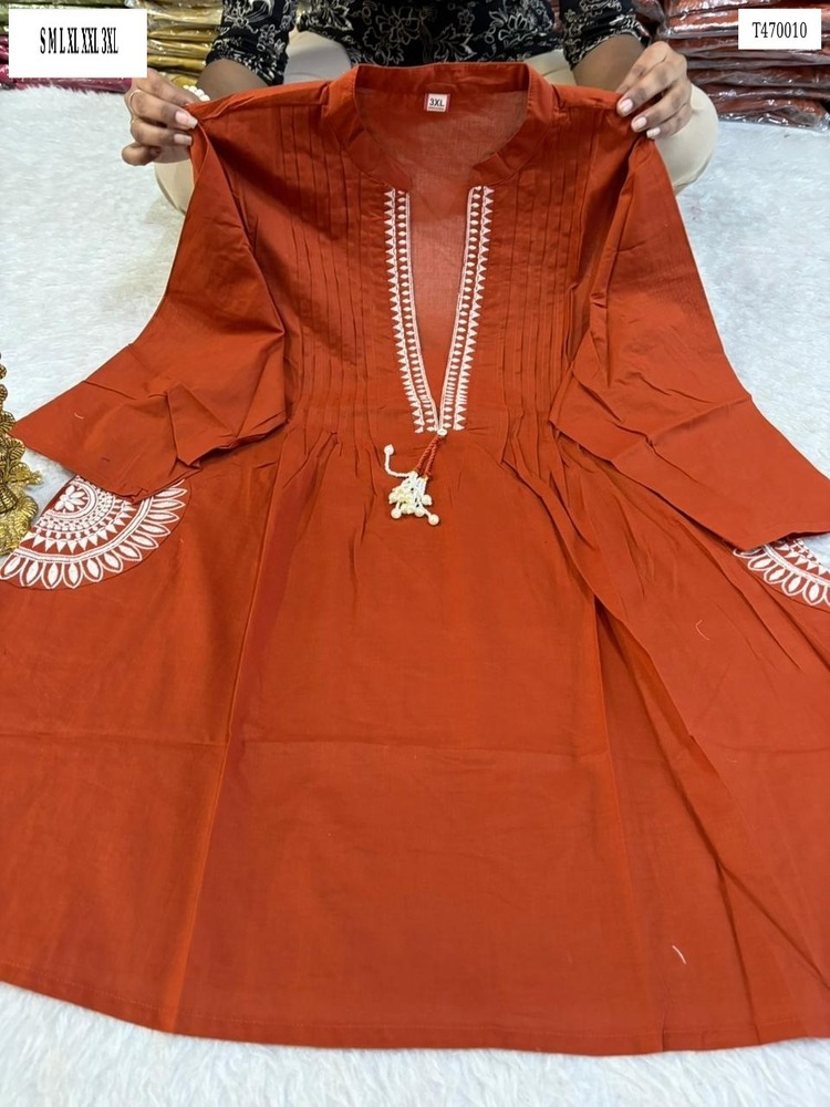 Womens Printed Tunic And Short Top