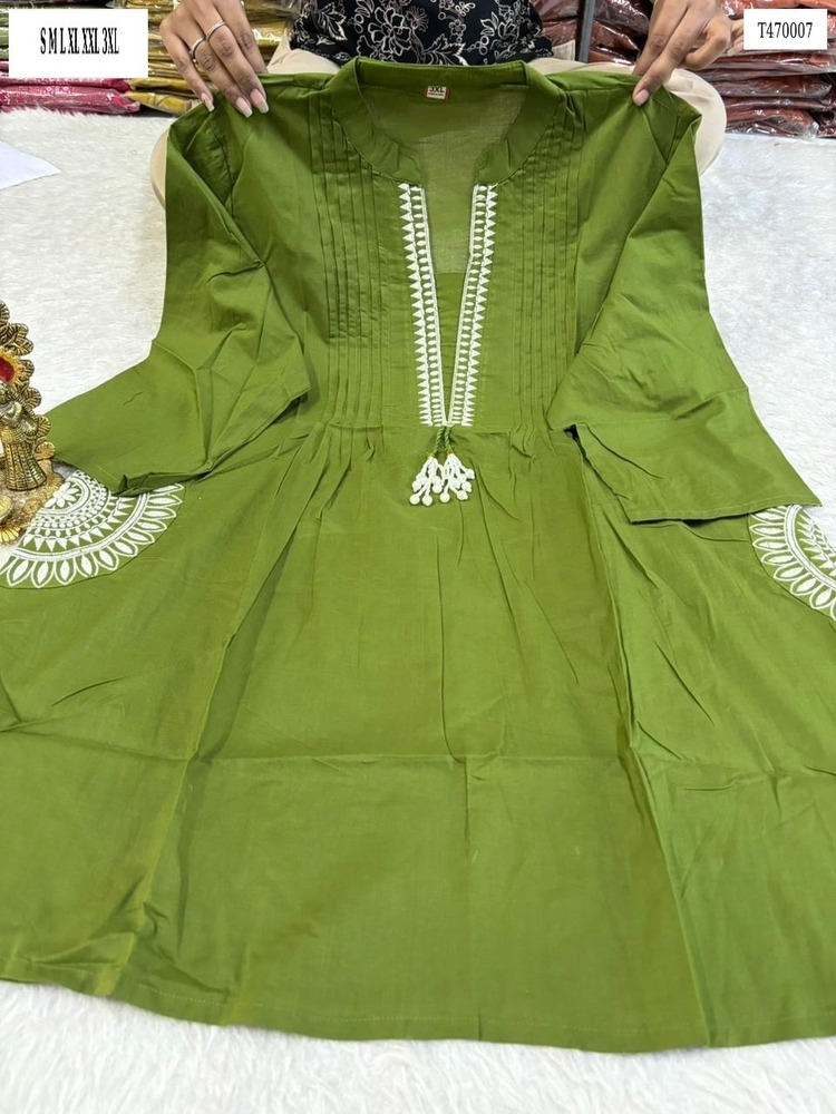 Womens Printed Tunic And Short Top