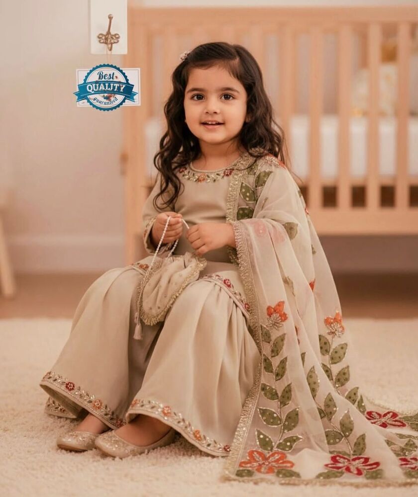 Kids Sharara And Dupatta Set