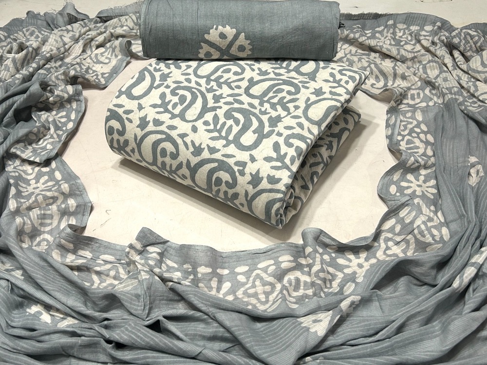 Wax Batik Pure Cotton Dress Material