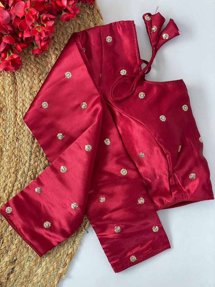 Ladies Jari And Sequence Blouse