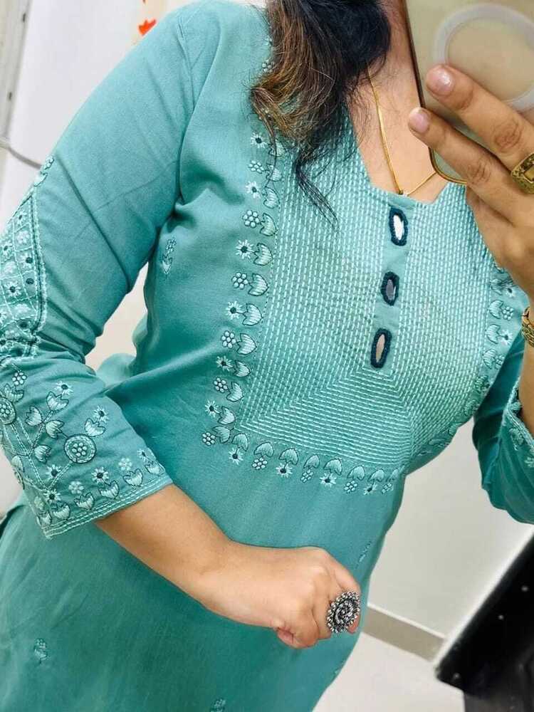 Ladies Pure Cotton Kurta Plazzo