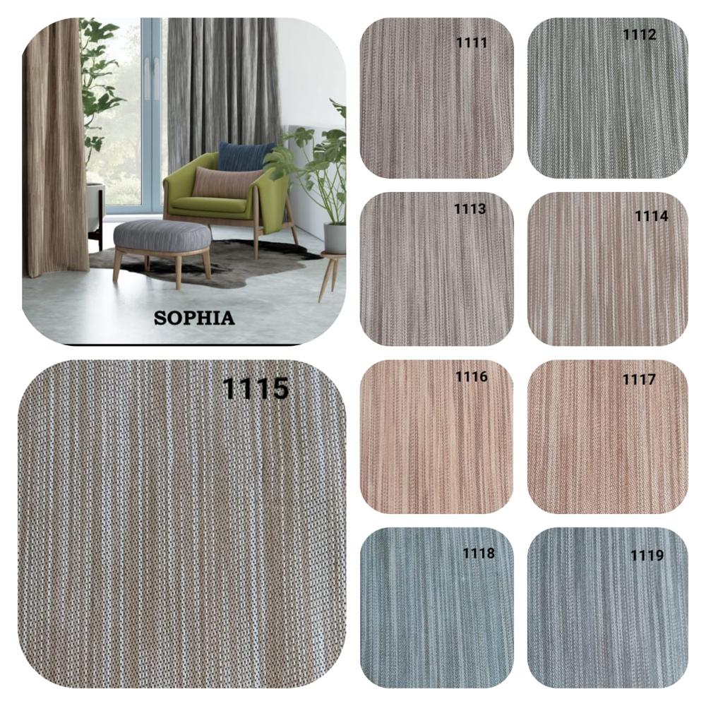 Curtain Fabric - Blend Fabric, 48" Width, Multi Color | Woven Jacquard Texture, Ideal For Houses, Offices, Restaurants, Bars, Cafes, And Hotels