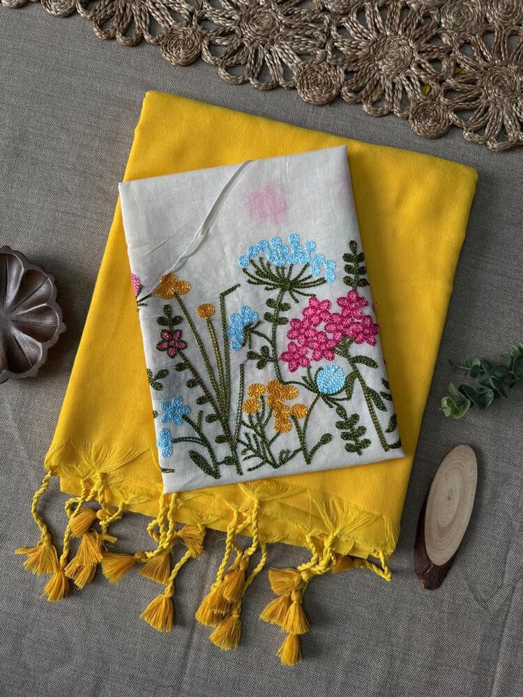 EF-210 Handloom Khadi Cotton Saree