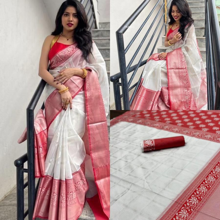 Designer Style Silk Weaving Saree