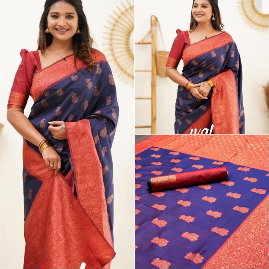 Designer Style Silk Weaving Saree