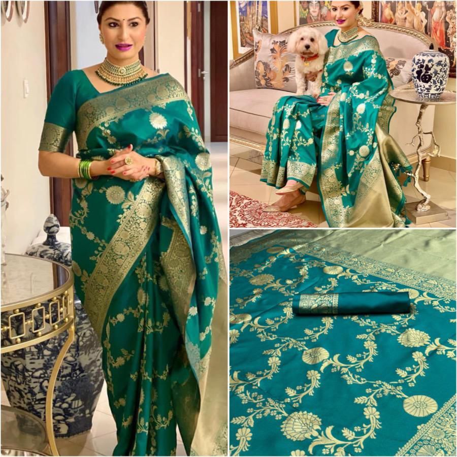 Designer Style Silk Weaving Saree
