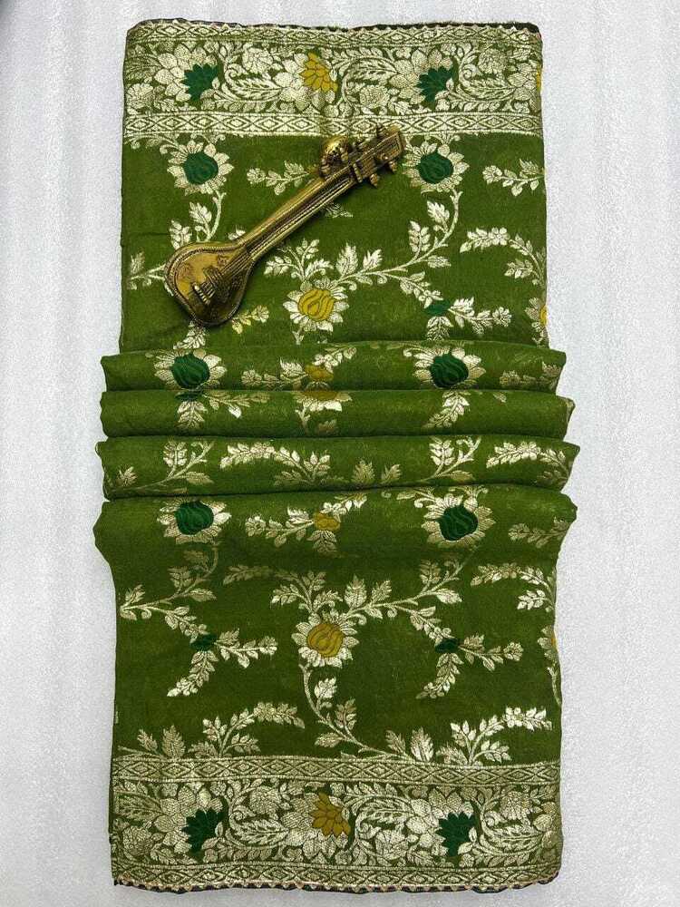 TWT1002 Banarasi Soft Lichi Silk Cloth Saree