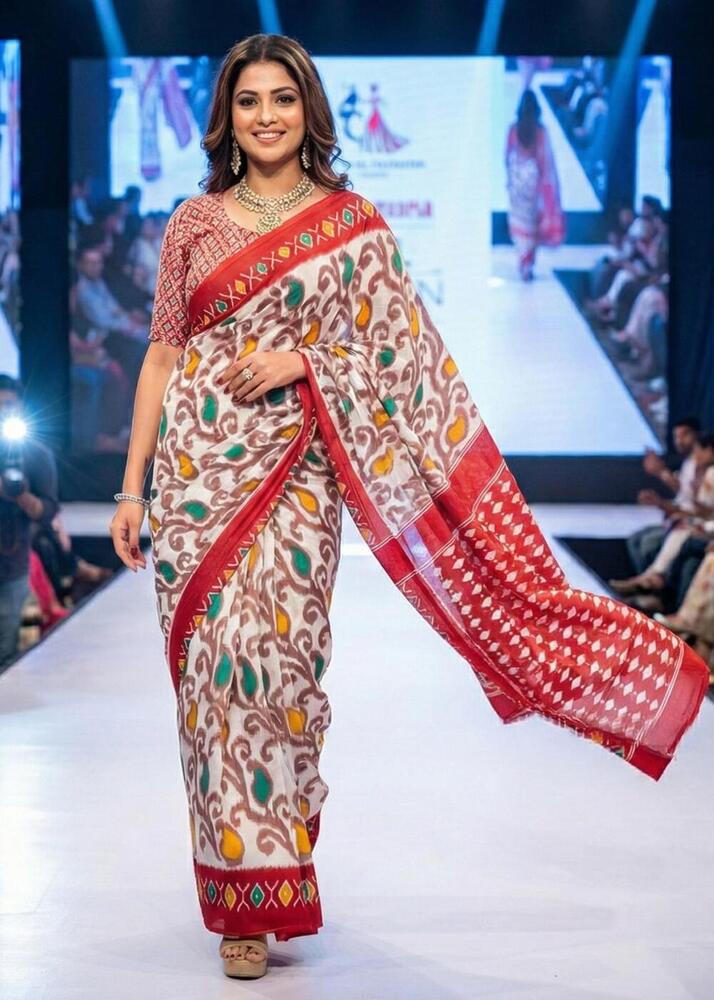Hand Block Printed Saree