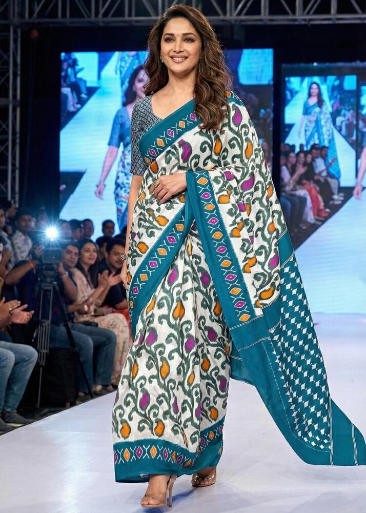 Hand Block Printed Saree