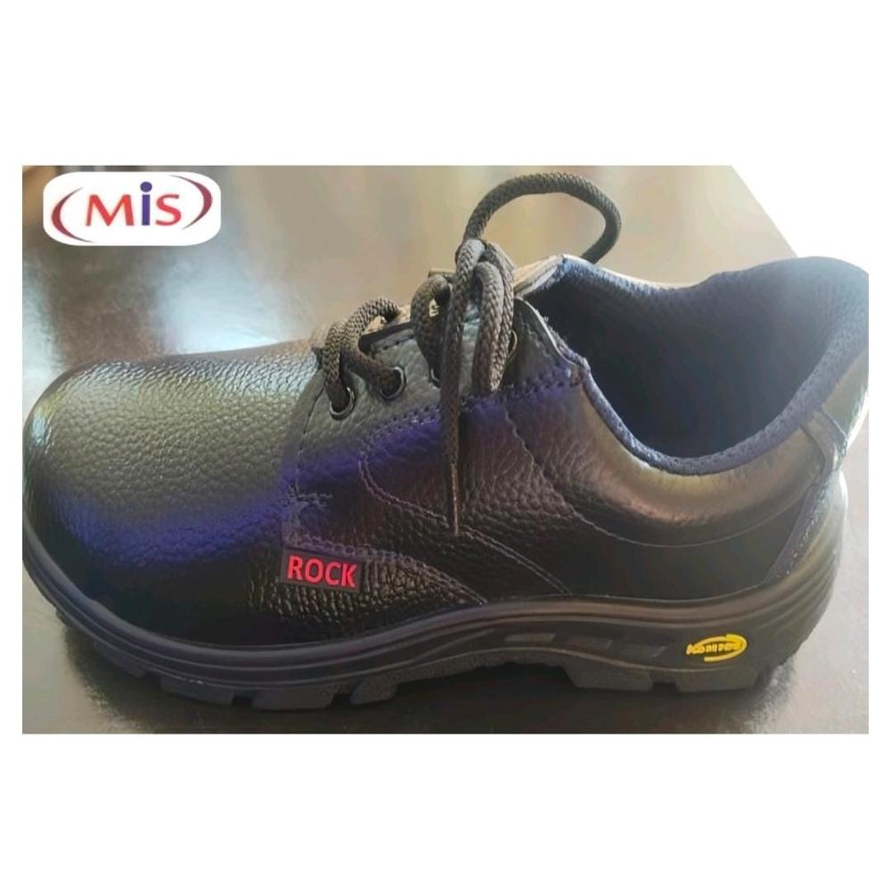 Pu Sole Leather S1 Safety Shoe - Color: Black