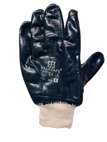 Safety Nitrile Double Dipped Hand Gloves