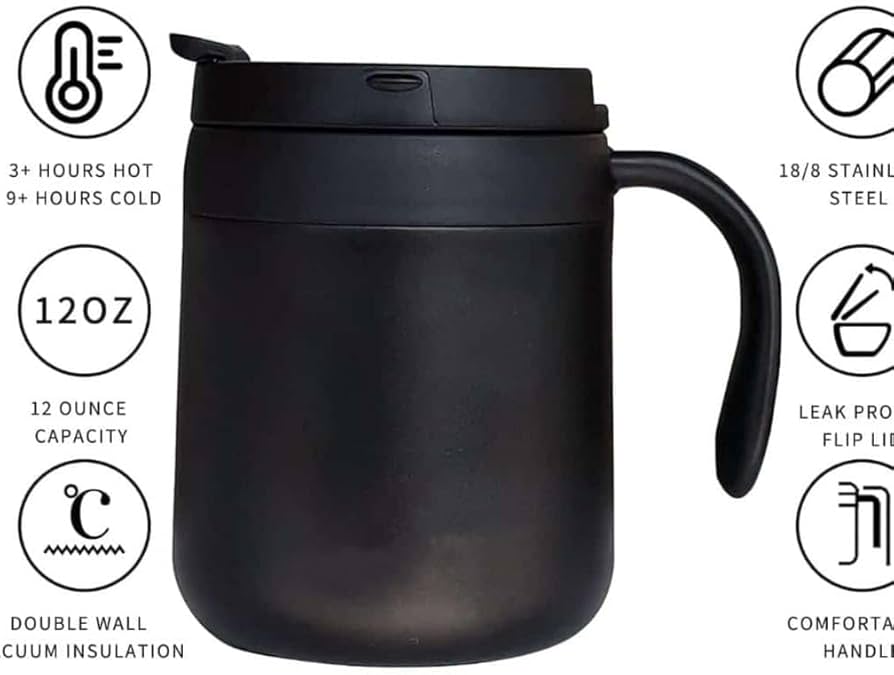Stainless Steel Thermal Insulated Coffee Mug with Lid (SS-311)