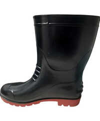 Steel Toe Gumboots - Color: Red/black