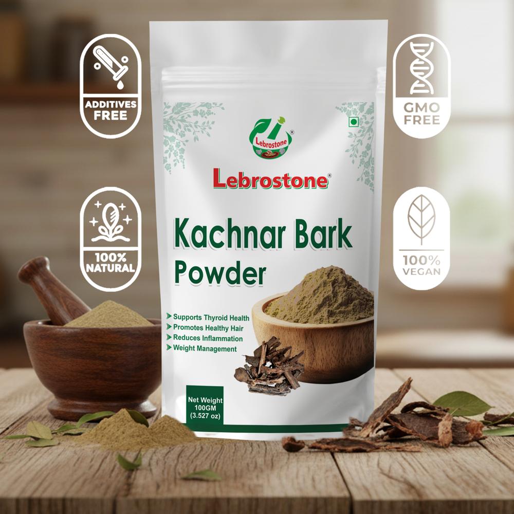 Lebrostone Kachnar Bark Powder | Digestive Support, Liver Health & Blood Purifier|100g
