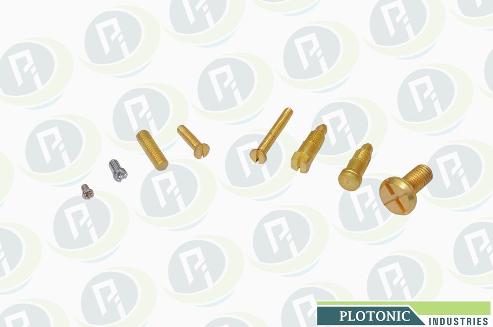 Brass And Ms Fasteners - Color: Golden