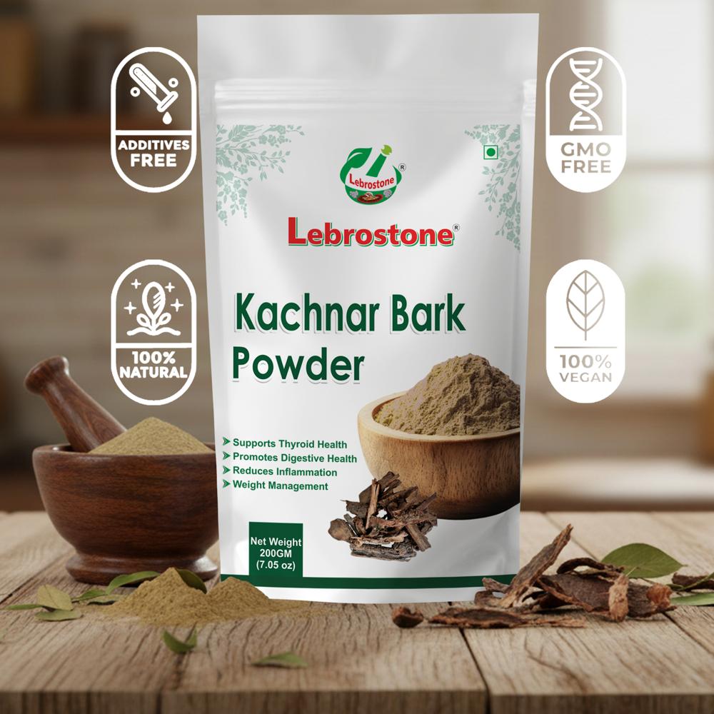 Lebrostone Kachnar Bark Powder Supports Digestion, Liver Detox & Inflammation Relief|200g