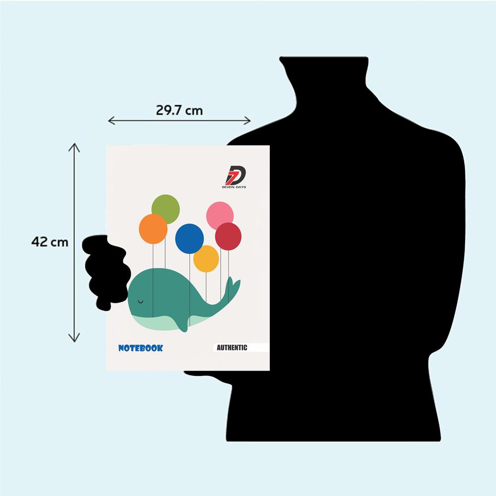 Authentic Series 120 Pages Unruled Notebook - Heavy-Duty Plain Exercise Book for Geometry, Sketching, and Creative Notes - Premium High-Capacity Blank Notebook by CTC BOOK WORLD PVT. LTD.