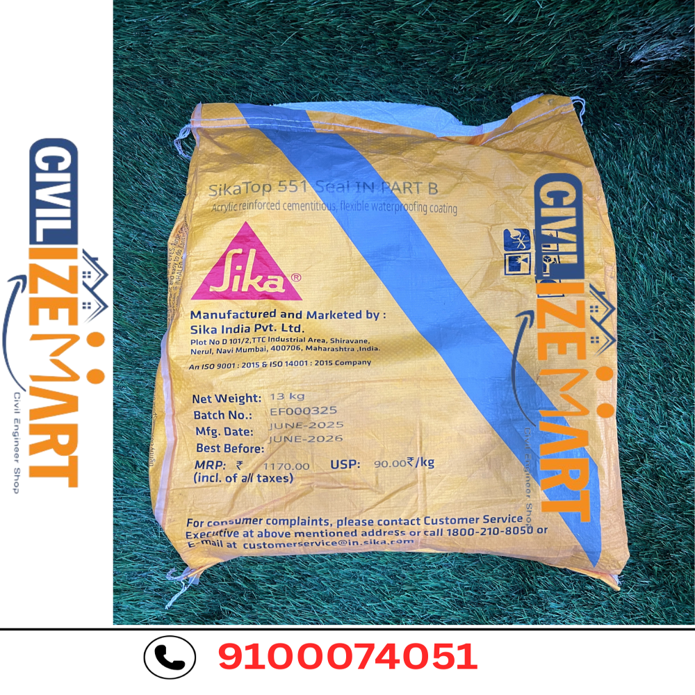 Sikatop-551 Seal Flexible Waterproofing, Concrete Protection