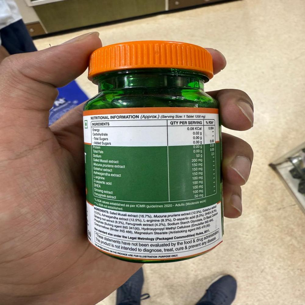 Pure Nutrition Testoboost Tab (Sexual Wellbeing Veg Tablet)