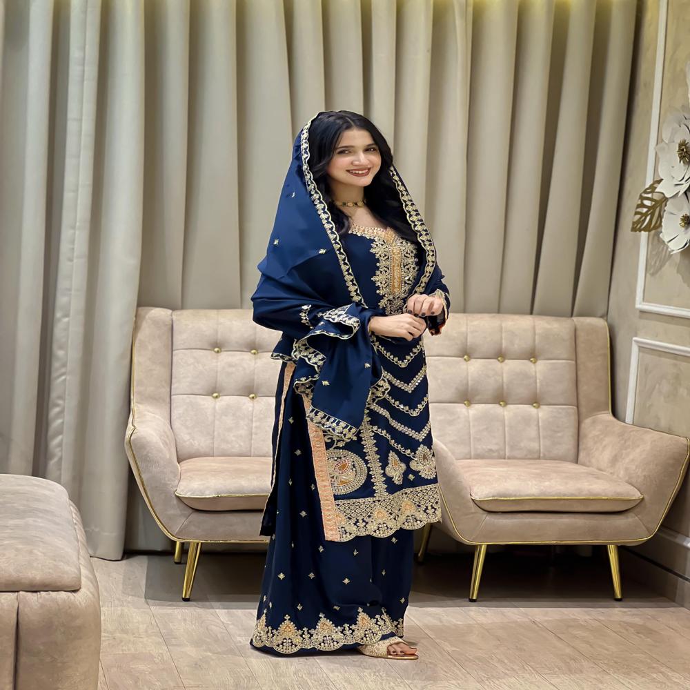 Heavy Embroidered Ethnic Long Kurti 