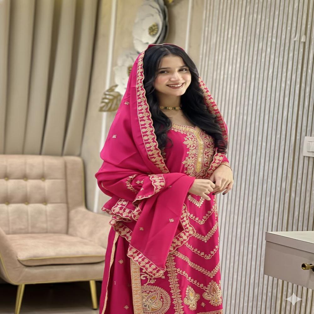 Heavy Embroidered Ethnic Long Kurti 