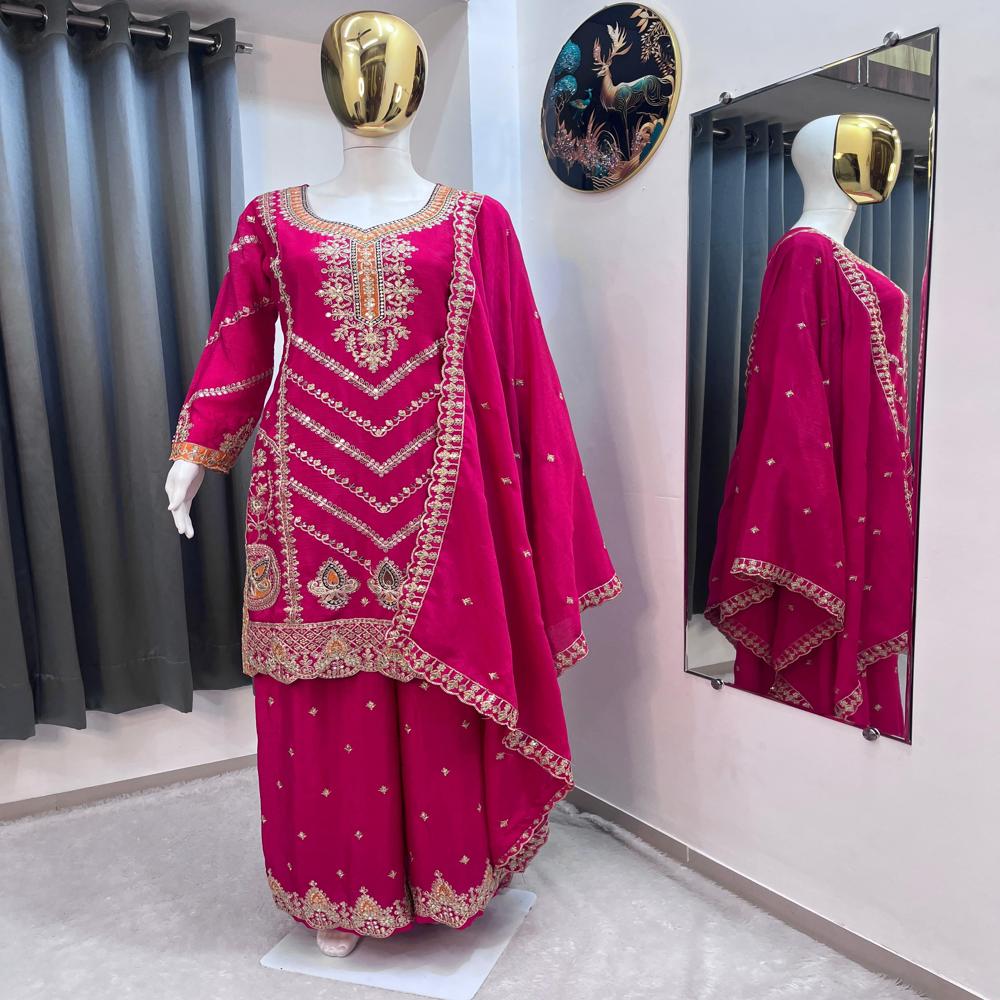 Heavy Embroidered Ethnic Long Kurti 