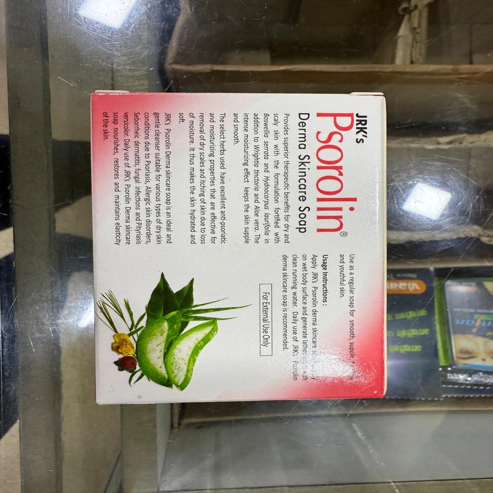 Psorolin Derma Skincare Soap (for Psoriasis,Dry Skin,Fungal Infection)