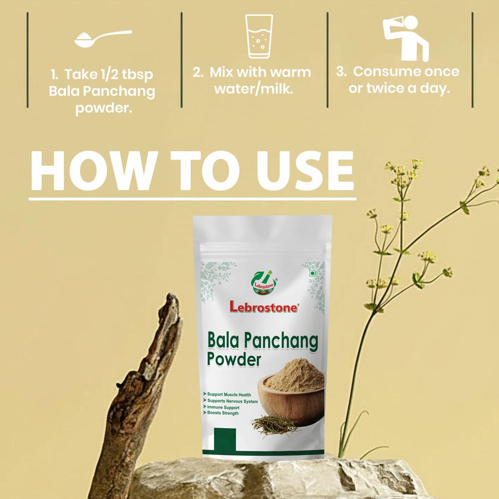Lebrostone Bala Panchang Powder | Muscle & Bone Strength, Energy & Stamina Support