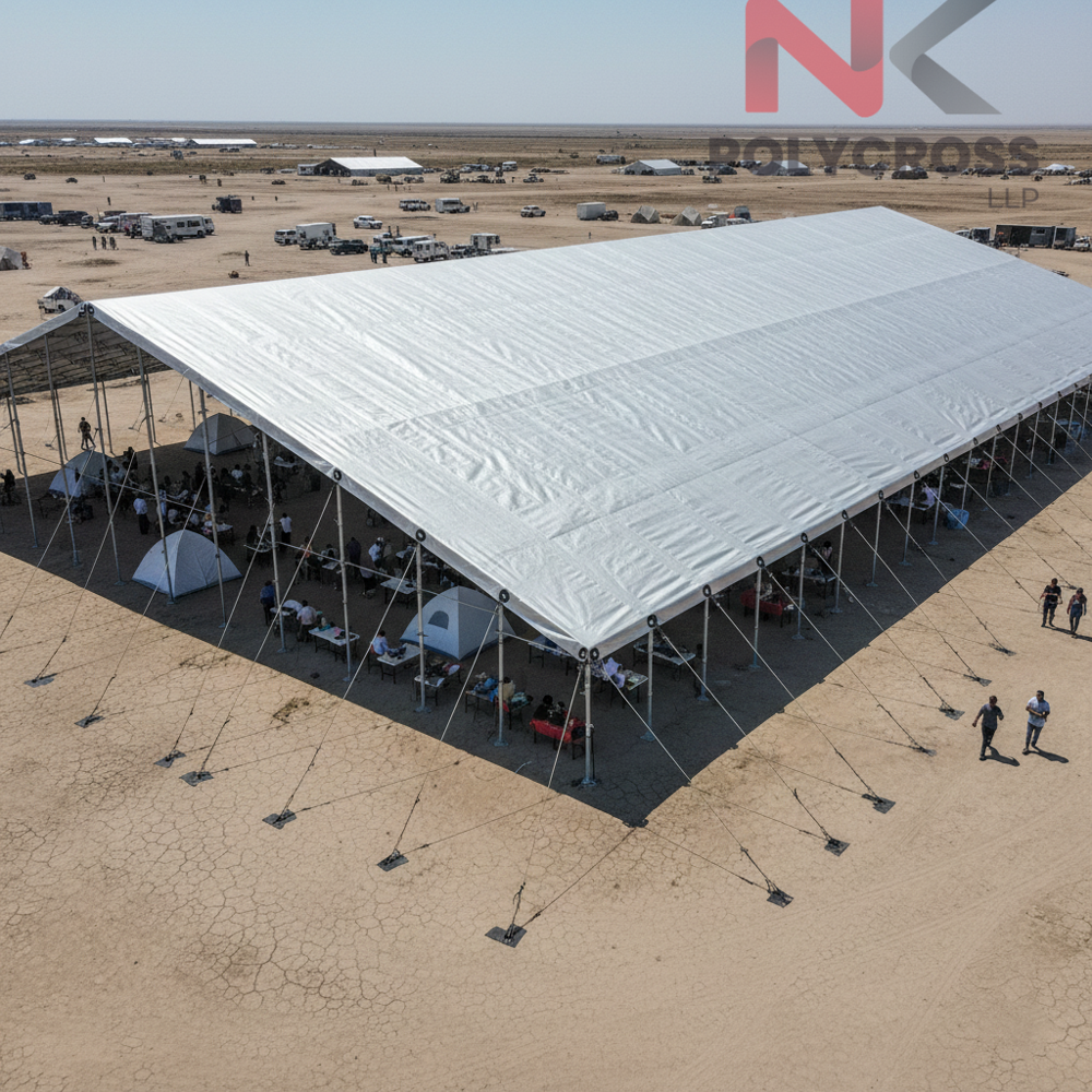 Humanitarian Tarpaulin - Application: Disaster Relief Shelters  Refugee And Relief Camp Roofing  Temporary Housing Protection  Emergency Medical Camp Covering  Protection Of Relief Supplies  Ground Sheet And Base Cover