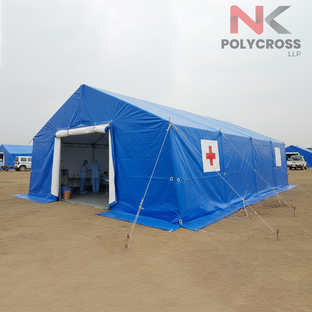 Humanitarian Tarpaulin - Application: Disaster Relief Shelters  Refugee And Relief Camp Roofing  Temporary Housing Protection  Emergency Medical Camp Covering  Protection Of Relief Supplies  Ground Sheet And Base Cover