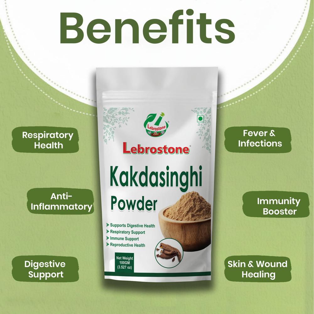 Lebrostone Kakdasinghi Powder | Respiratory Support, Digestive Aid & Immunity Booster|100g