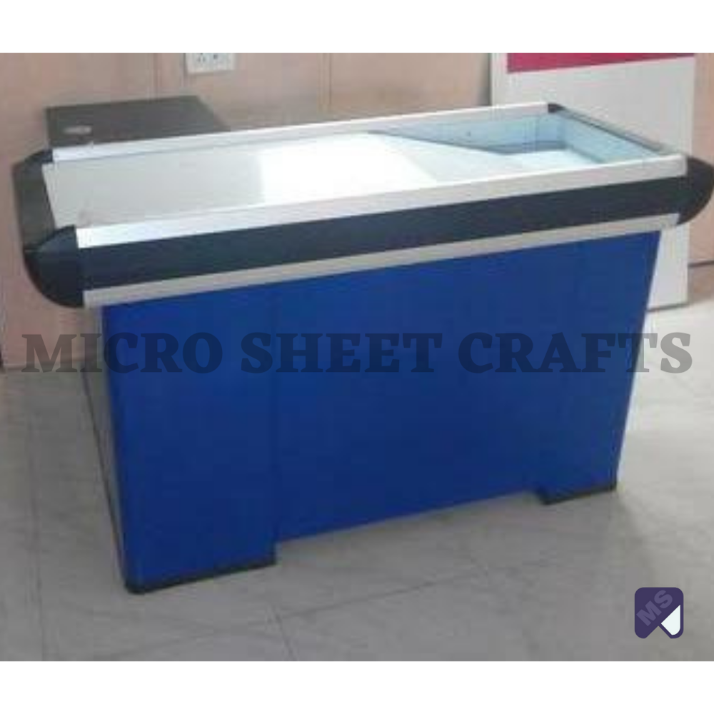 Black Retail Checkout Counter