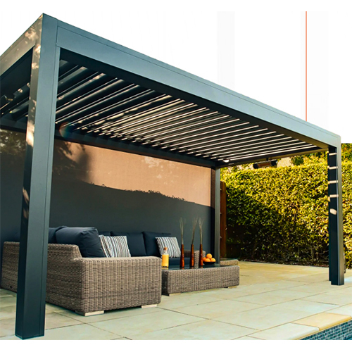 Aluminium Pergola with Retractable Roof
