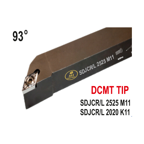 93 डिग्री DCMT टिप टूल होल्डर
