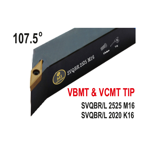 107.5 Degree VBMT And VCMT Tip Tool Holder