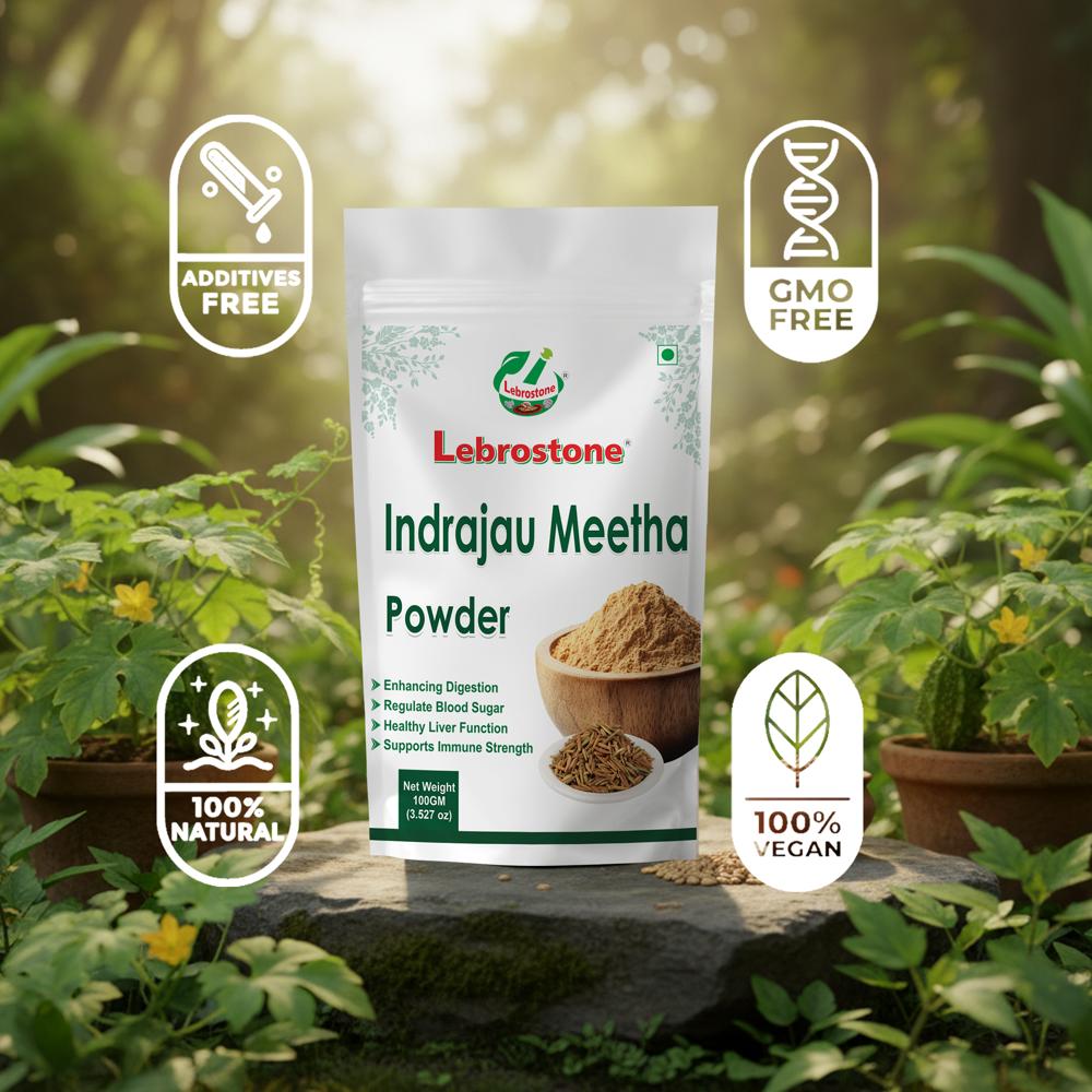 Lebrostone Indrajau Meetha Powder | Blood Sugar Support, Weight Management & Skin Care|100g